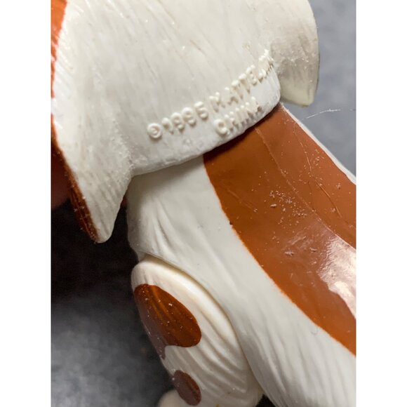 Mattel Barbie Vet 1996 Pet Doctor Brown & White Dog Puppy Spotted Figurine - Picture 4 of 9